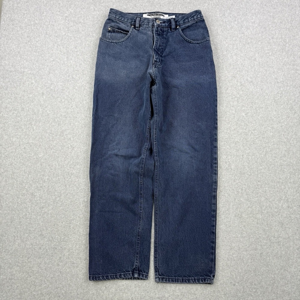 Vintage Anchor Blue Jeans Mens 30x30 (Fits 30x28) Blue Loose Baggy‎ 90s Made USA